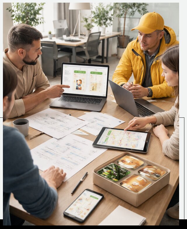 Разработка агрегатора доставки еды в Кумертау от 15314 р., АвикейКра