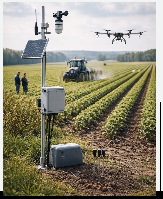 Разработка IoT мониторинга полей в Кумертау от 8678 р. | АвикейКра